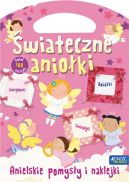 Okadka ksiki - witeczne anioki. Anielskie pomysy i naklejki. Ksieczka-torebeczka