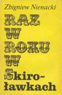 Okadka ksizki - Raz w roku w Skiroawkach