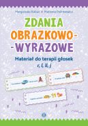 Okadka ksizki - Zdania obrazkowo-wyrazowe. Materia do terapii gosek r, l, li, j