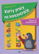Okadka - Karty pracy na koncentracj. Edukacja przedszkolna