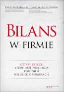 Ok�adka - Bilans w firmie. Cztery rzeczy, kt�re przedsi�biorca powinien wiedzie� o  finansach