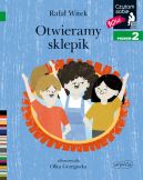 Okładka ksiązki - Otwieramy sklepik. Czytam sobie. Poziom 2