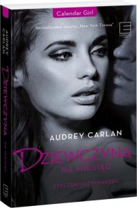 Ok�adka ksi��ki - Dziewczyna na miesi�c. Stycze� - luty - marzec