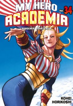 Okadka ksiki - MY HERO ACADEMIA- AKADEMIA BOHATERW: TOM 34