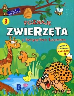 Okadka ksiki - Poznaj zwierzta z lampartem Leonem