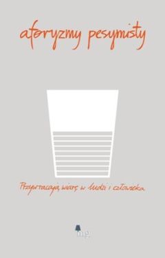 Okadka ksiki - Aforyzmy pesymisty