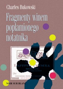 Okadka ksiki - Fragmenty winem poplamionego notatnika
