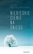 Okadka ksiki - Niebieskie cienie na niegu