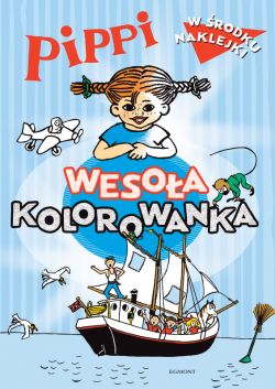 Okadka ksiki - Pippi. Wesoa kolorowanka z naklejkami