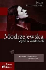 Okadka ksiki -  Modrzejewska ycie w odsonach