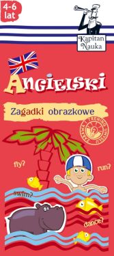 Okadka ksiki - Zagadki obrazkowe Angielski 4-6 lat