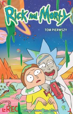 Okadka ksiki - Rick i Morty, tom 1