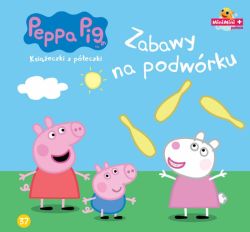 Okadka ksiki - winka Peppa. Ksieczki z peczki. Tom 37. Zabawy na podwrku