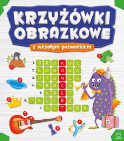 Okadka ksiki - Krzywki obrazkowe z wesoym potworkiem
