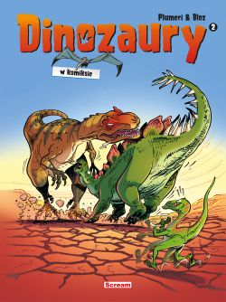 Okadka ksiki - Dinozaury w komiksie. Tom 2