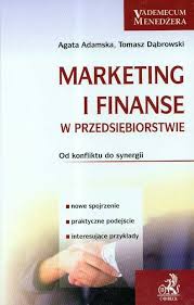 Okadka ksiki - Marketing i finanse w przedsibiorstwie