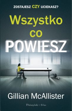 Okadka ksiki - Wszystko co powiesz