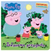 Okadka ksiki - winka Peppa. Historyjki z okienkami. Jeynowa przygoda