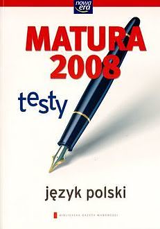 Okadka ksiki - Matura 2008. Jzyk polski. Testy
