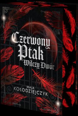 Okadka ksiki - Czerwony Ptak. Wilczy Dwr (barwione brzegi)