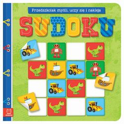 Okładka książki - Sudoku. Myślę, bawię się i naklejam