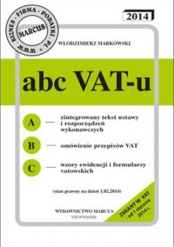 Okadka ksiki - ABC VAT-u 2014