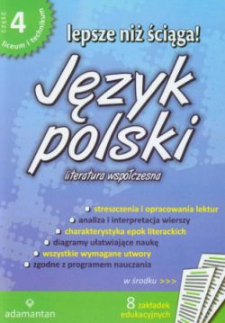 Okadka ksiki - Lepsze ni ciga! Jzyk polski. Liceum i technikum cz. 4. Literatura wspczesna