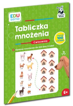 Okadka ksiki - EDUseria. Tabliczka mnoenia. wiczenia. Kapitan Nauka