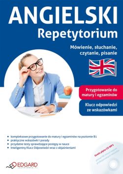 Okadka ksiki - Angielski. Repetytorium Mwienie, suchanie, czytanie, pisanie