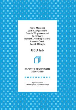 Okadka ksiki - UBU lab. Raporty techniczne 2016-2019