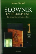Okadka ksiki - Sownik acisko-polski dla prawnkw i historykw