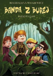 Okadka ksiki - Banda z Burej. Tajemnica lasu 