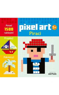 Okadka ksiki - Pixel art. Piraci