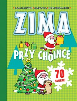 Okadka ksiki - Zima przy choince