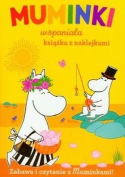 Okadka ksiki - Muminki Wspaniaa ksika z naklejkami