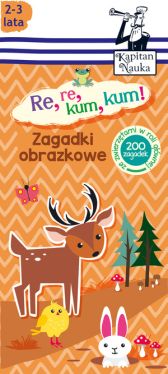 Okadka ksiki - Zagadki obrazkowe Re, re, kum, kum! 2-3 lata