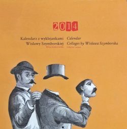 Okadka ksiki - KALENDARZ 2014 z wyklejankami Wisawy Szymborskiej