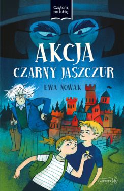 Okadka ksiki - Akcja Czarny Jaszczur. Czytam, bo lubi