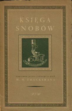 Okadka ksiki - Ksiga snobw napisana przez jednego z nich