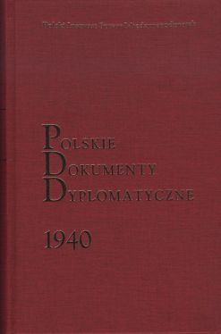 Okadka ksiki - Polskie Dokumenty Dyplomatyczne 1940