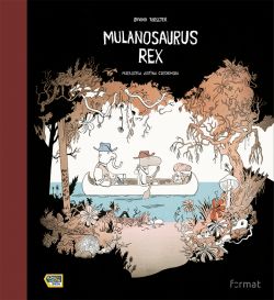 Okadka ksiki - MULANOSAURUS REX