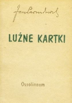 Okadka ksiki - Lune kartki