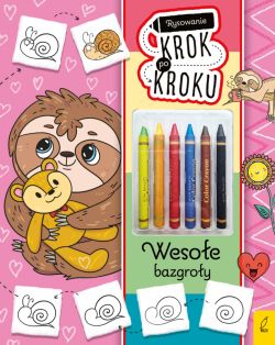 Okadka ksiki - Rysowanie krok po kroku z kredkami. Wesoe bazgroy