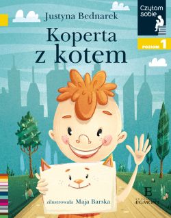 Okładka książki - Koperta z kotem. Czytam sobie. Poziom 1