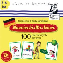 Okadka ksiki - Niemiecki dla dzieci 100 pierwszych swek Ksieczka + Karty obrazkowe