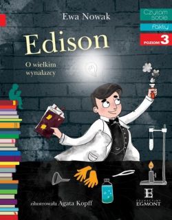 Okadka ksiki - Edison: O wielkim wynalazcy