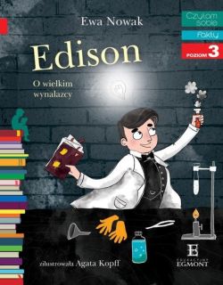 Okadka ksiki - Edison: O wielkim wynalazcy