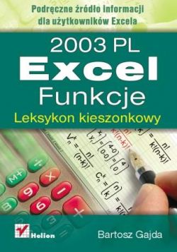 Okadka ksiki - Excel 2003 PL. Funkcje. Leksykon kieszonkowy