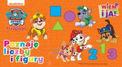 Okadka ksiki - Psi Patrol. Wiem i ja! Poznaj liczby i figury