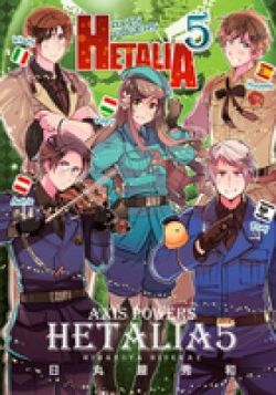 Okadka ksiki - Axis Powers.Hetalia tom 5